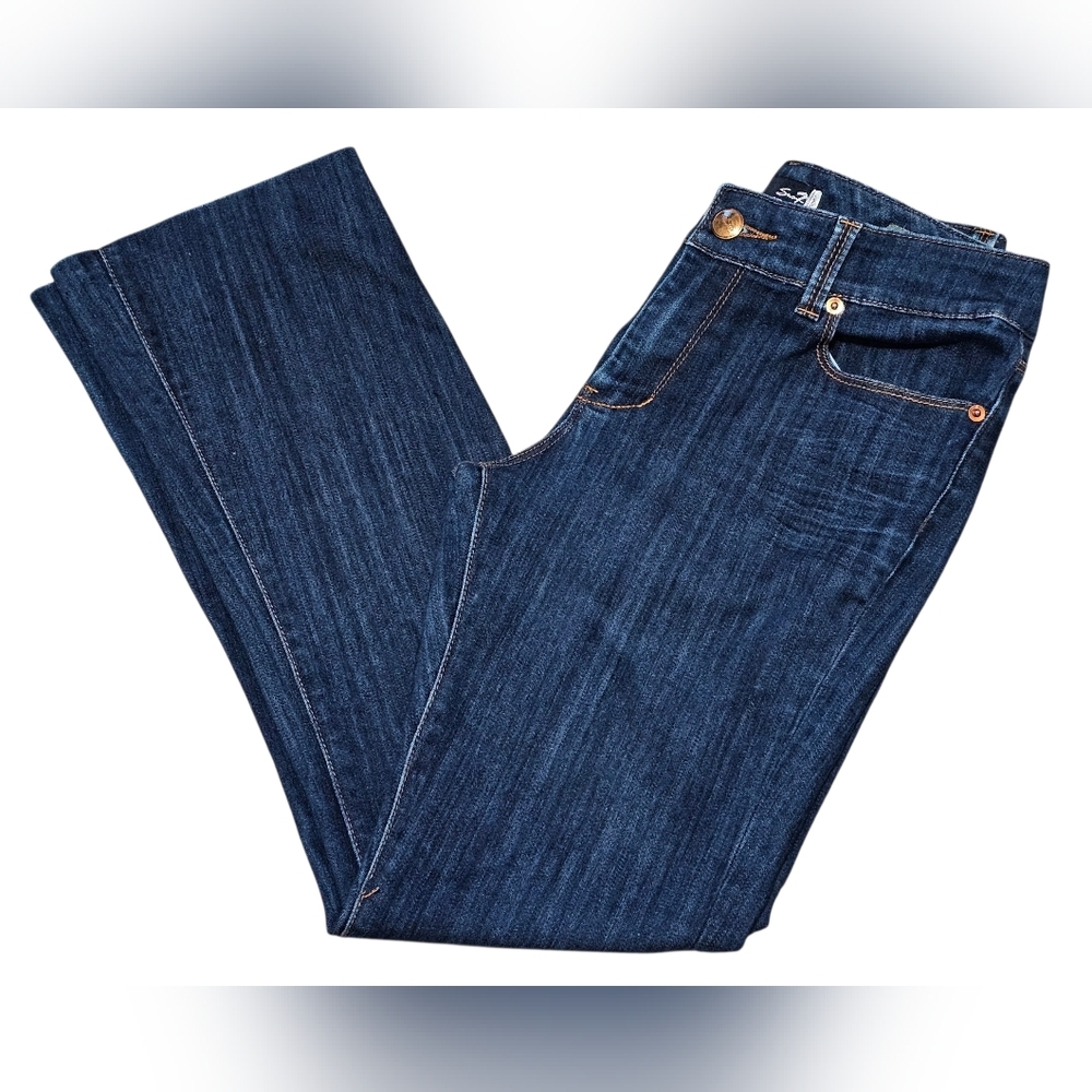 Seven7 Studio Mid-Rise Women's Sexy Flare Jeans, Size 4, Like New! - Picture 3 of 7